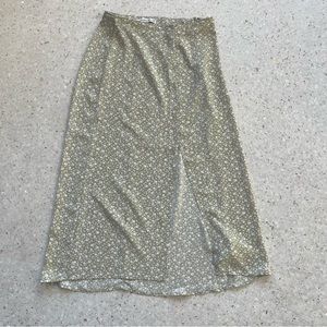 Abercrombie and Fitch High Slit Midi Skirt